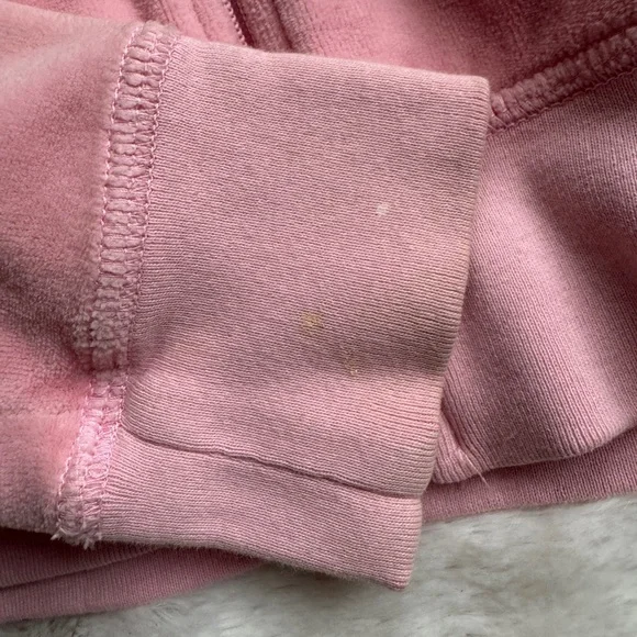 Juicy Couture Pink Graphic Velour Hoodie - Picture 6 of 6